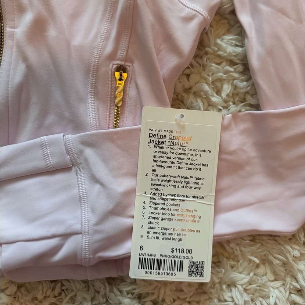 Pink Organza Define Cropped Jacket Nulu - Picture 5 of 13